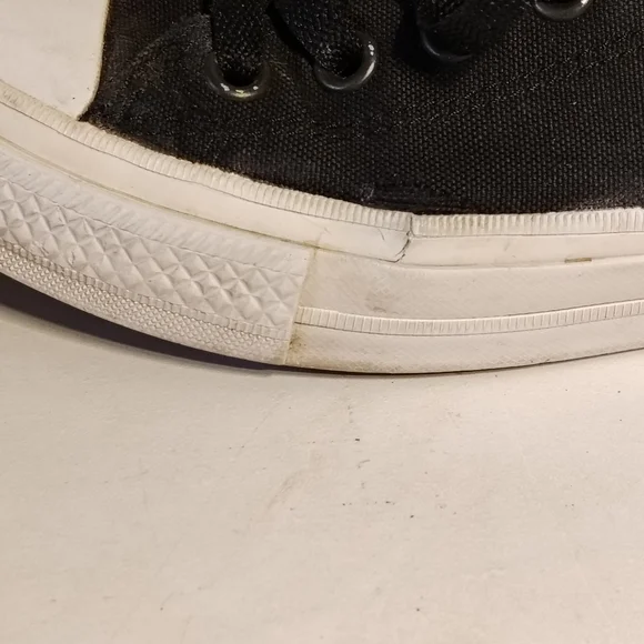 Converse All Star Chuck Taylor II Lunarlon Men's Sz 6 Black White Low Tops - Picture 10 of 13